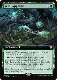 Feral Appetite (Extended Art) - Commander: Secrets of Strixhaven - Magic: The Gathering card