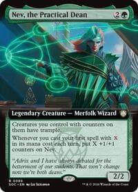 Nev, the Practical Dean (Extended Art) - Commander: Secrets of Strixhaven - Magic: The Gathering card