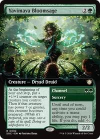 Yavimaya Bloomsage (Extended Art) - Commander: Secrets of Strixhaven - Magic: The Gathering card