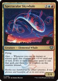 Spectacular Skywhale - Secrets of Strixhaven - Magic: The Gathering card