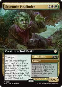 Eccentric Pestfinder (Extended Art) - Commander: Secrets of Strixhaven - Magic: The Gathering card