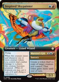 Inspired Skypainter (Extended Art) - Commander: Secrets of Strixhaven - Magic: The Gathering card