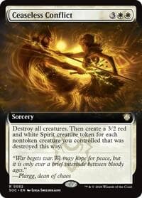 Ceaseless Conflict (Extended Art) - Commander: Secrets of Strixhaven - Magic: The Gathering card