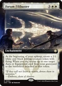 Forum Filibuster (Extended Art) - Commander: Secrets of Strixhaven - Magic: The Gathering card