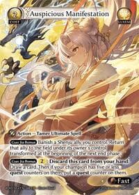 Auspicious Manifestation - Radiant Origins - Grand Archive TCG card