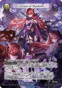 Curtain of Shadows - Radiant Origins - Grand Archive TCG card