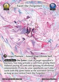 Facet the Forgotten - Radiant Origins - Grand Archive TCG card