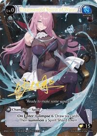 Fragmented Spirit of Water (005B) - Radiant Origins - Grand Archive TCG card