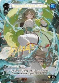 Fragmented Spirit of Water (005C) - Radiant Origins - Grand Archive TCG card