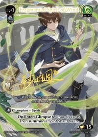 Fragmented Spirit of Wind (008A) - Radiant Origins - Grand Archive TCG card