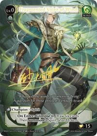 Fragmented Spirit of Wind (008C) - Radiant Origins - Grand Archive TCG card