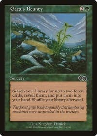 Gaea's Bounty - Urza's Saga - Magic: The Gathering card