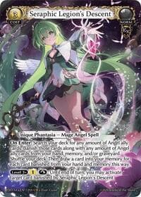 Seraphic Legion's Descent (139A) - Radiant Origins - Grand Archive TCG card