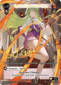 Spirit of Fortuitous Fire (003A) - Radiant Origins - Grand Archive TCG card
