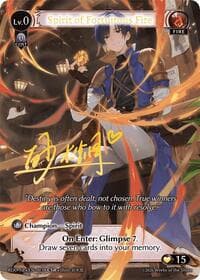 Spirit of Fortuitous Fire (003B) - Radiant Origins - Grand Archive TCG card