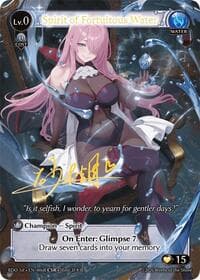 Spirit of Fortuitous Water (006B) - Radiant Origins - Grand Archive TCG card