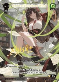 Spirit of Fortuitous Wind (009B) - Radiant Origins - Grand Archive TCG card
