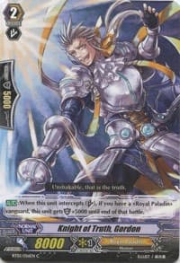 Knight of Truth, Gordon - BT02: Onslaught of Dragon Souls - Cardfight Vanguard card