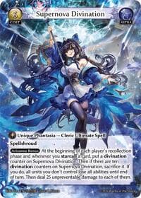 Supernova Divination - Radiant Origins - Grand Archive TCG card
