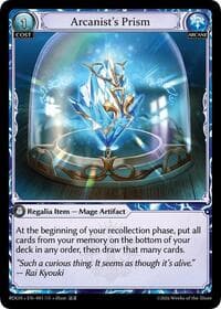 Arcanist's Prism - Radiant Origins - Grand Archive TCG card