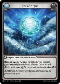 Eye of Argus - Radiant Origins - Grand Archive TCG card