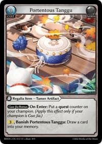 Portentous Tanggu - Radiant Origins - Grand Archive TCG card