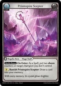 Prismspire Scepter - Radiant Origins - Grand Archive TCG card