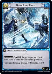 Drenching Finish - Mordred Re: Collection, Aurelian Regent - Grand Archive TCG card