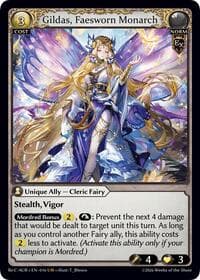 Gildas, Faesworn Monarch - Mordred Re: Collection, Aurelian Regent - Grand Archive TCG card