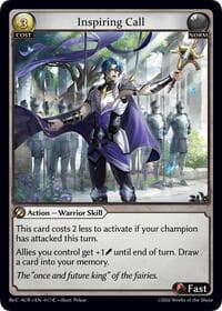 Inspiring Call - Mordred Re: Collection, Aurelian Regent - Grand Archive TCG card