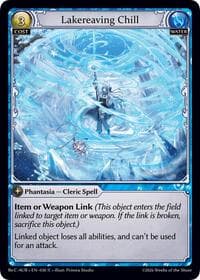 Lakereaving Chill - Mordred Re: Collection, Aurelian Regent - Grand Archive TCG card