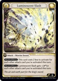 Luminescent Slash - Mordred Re: Collection, Aurelian Regent - Grand Archive TCG card