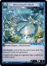 Mirrordepth's Blade - Mordred Re: Collection, Aurelian Regent - Grand Archive TCG card