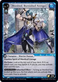 Mordred, Burnished Avenger - Mordred Re: Collection, Aurelian Regent - Grand Archive TCG card