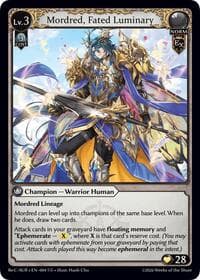 Mordred, Fated Luminary - Mordred Re: Collection, Aurelian Regent - Grand Archive TCG card