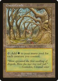 Gaea's Cradle - Urza's Saga - Magic: The Gathering card