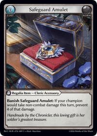 Safeguard Amulet - Mordred Re: Collection, Aurelian Regent - Grand Archive TCG card