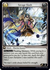 Savage Slash - Mordred Re: Collection, Aurelian Regent - Grand Archive TCG card