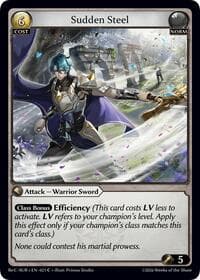 Sudden Steel - Mordred Re: Collection, Aurelian Regent - Grand Archive TCG card