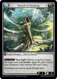 Sword of Seeking - Mordred Re: Collection, Aurelian Regent - Grand Archive TCG card
