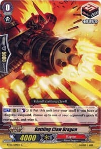 Gattling Claw Dragon - BT02: Onslaught of Dragon Souls - Cardfight Vanguard card