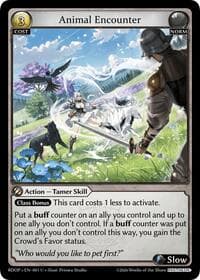 Animal Encounter - Radiant Origins: Pantheon - Grand Archive TCG card