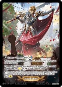 Crowd's Favor (005) - Radiant Origins: Pantheon - Grand Archive TCG card