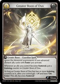 Greater Boon of Dux - Radiant Origins: Pantheon - Grand Archive TCG card