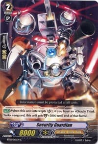 Security Guardian - BT02: Onslaught of Dragon Souls - Cardfight Vanguard card