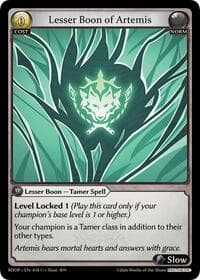 Lesser Boon of Artemis - Radiant Origins: Pantheon - Grand Archive TCG card