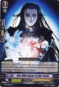 One Who Gazes at the Truth - BT02: Onslaught of Dragon Souls - Cardfight Vanguard card