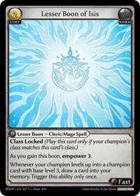 Lesser Boon of Isis - Radiant Origins: Pantheon - Grand Archive TCG card