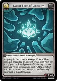 Lesser Boon of Viscosity - Radiant Origins: Pantheon - Grand Archive TCG card