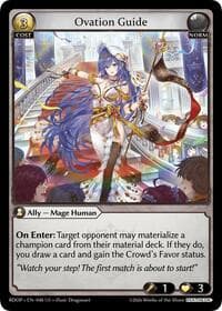 Ovation Guide - Radiant Origins: Pantheon - Grand Archive TCG card